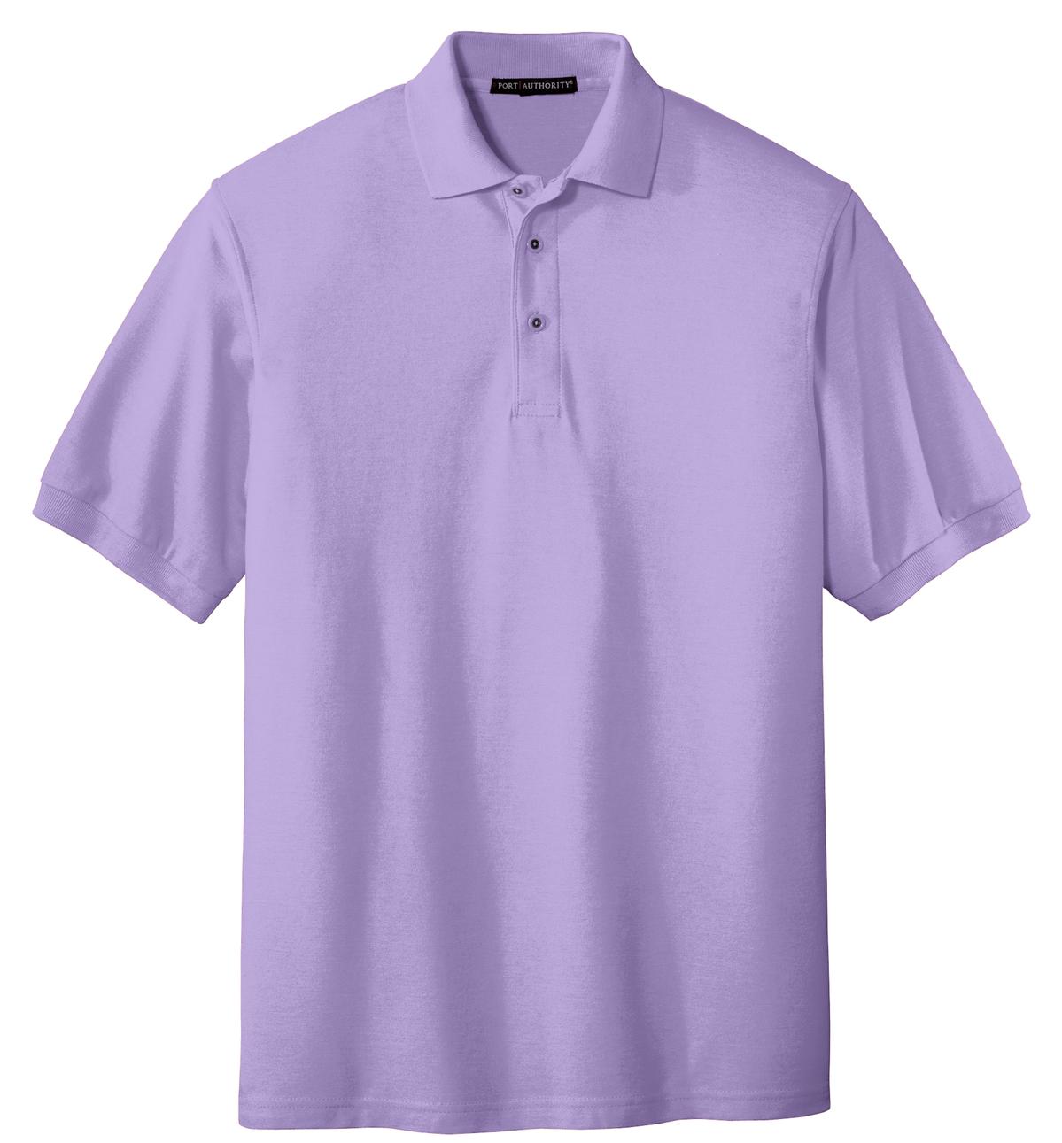 Unisex Silk Touch Polo - Bright Lavender