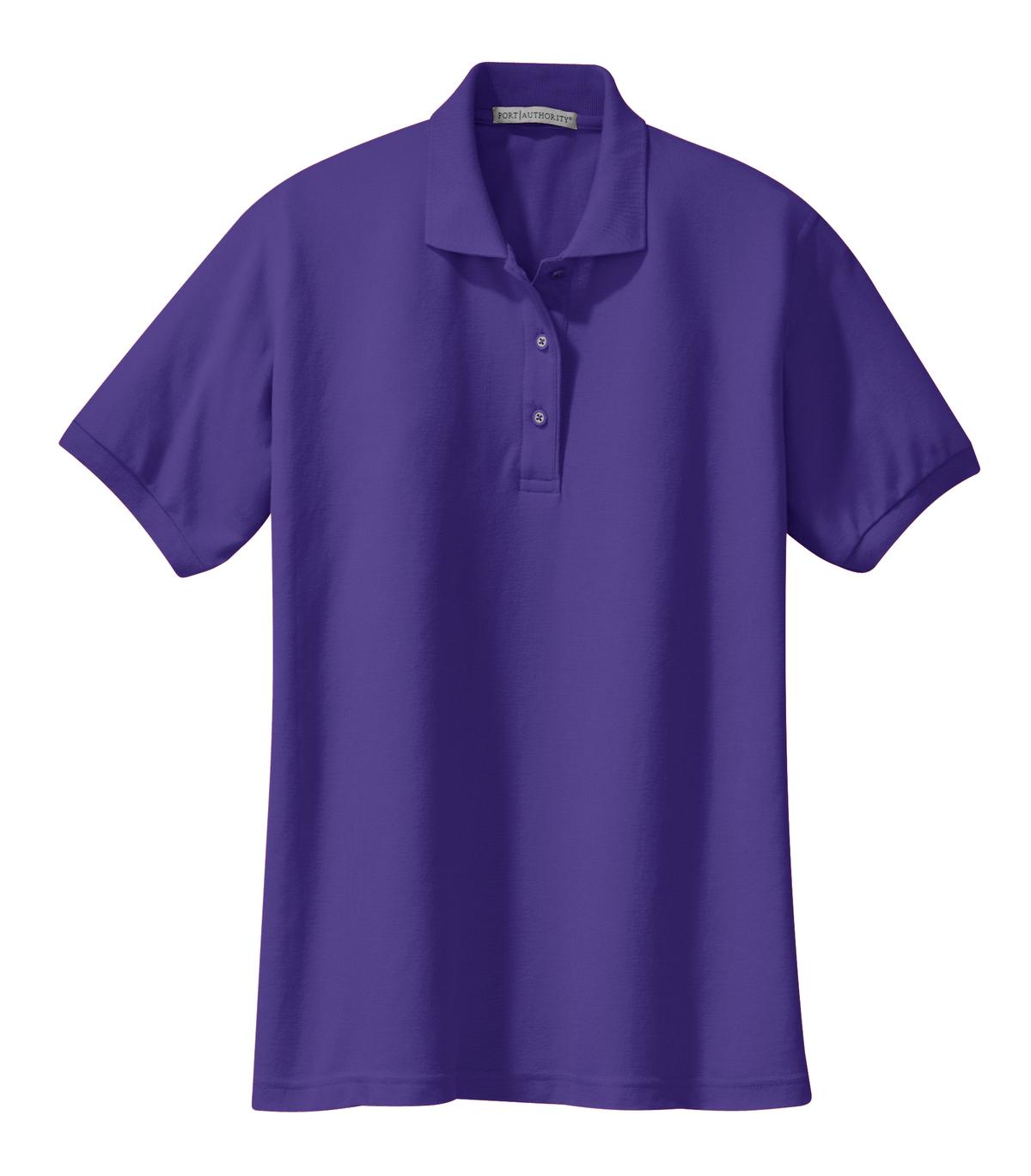 Women's Silk Touch Polo - Purple