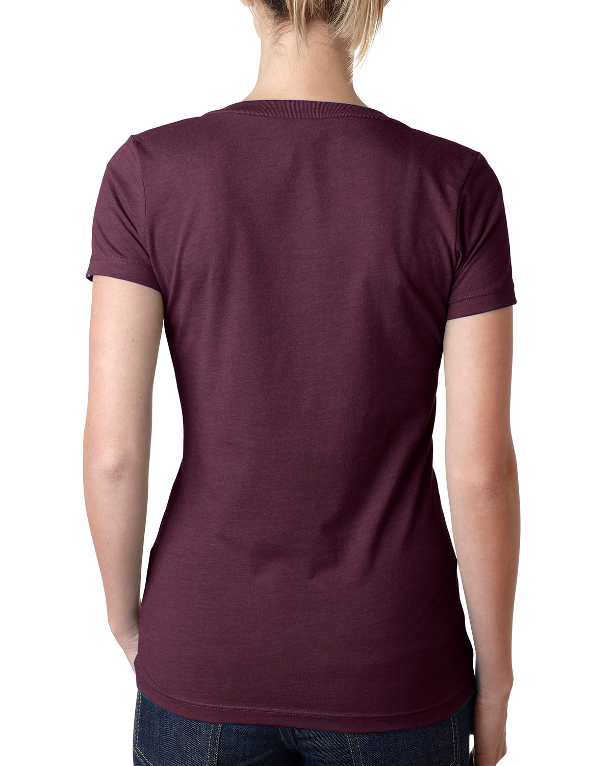 Women's CVC Deep V - Plum