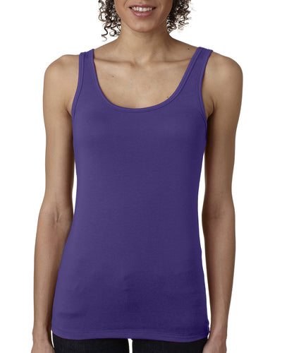 Women's Spandex Jersey Tank - Purple Rush