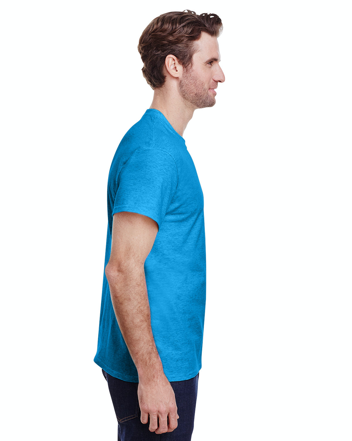 Unisex Heavy Cotton��� T-Shirt - Heather Sapphire