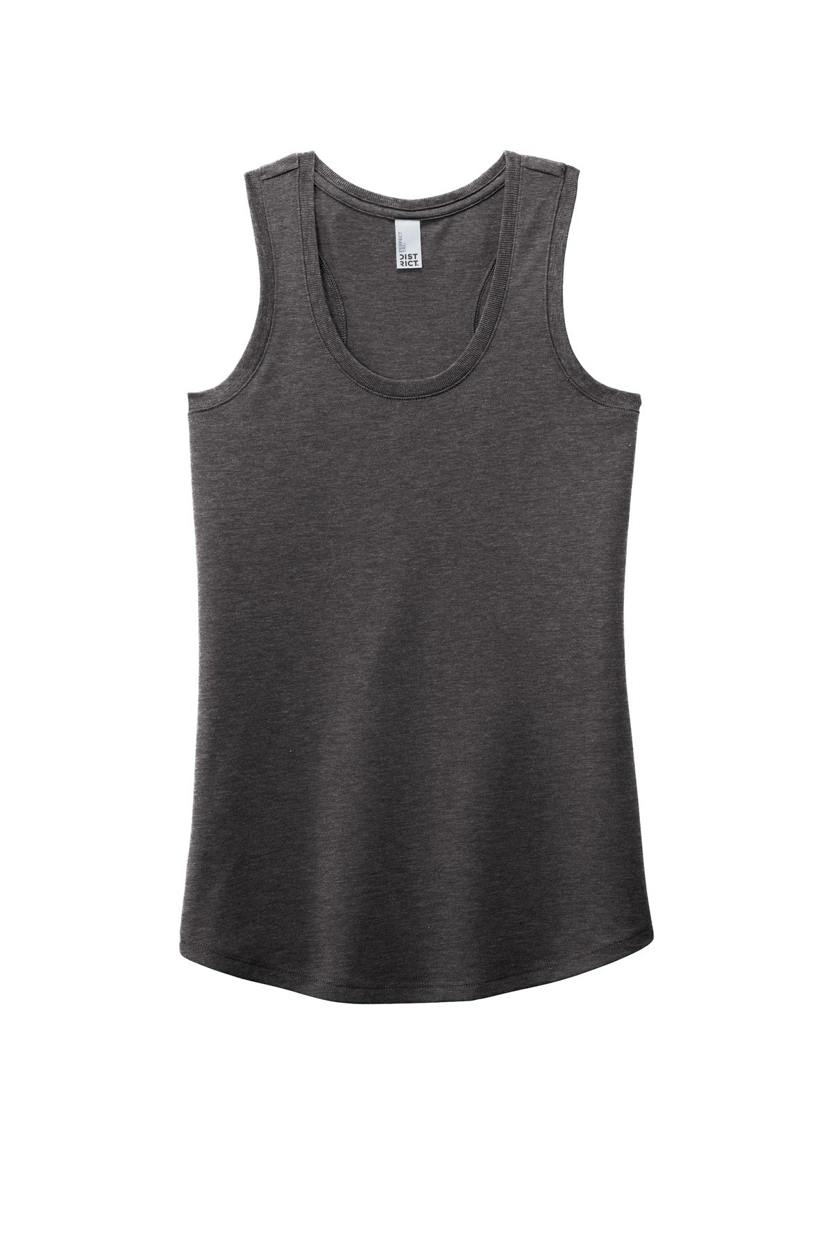 Women's Perfect Tri Racerback Tank - Heather Charcoal