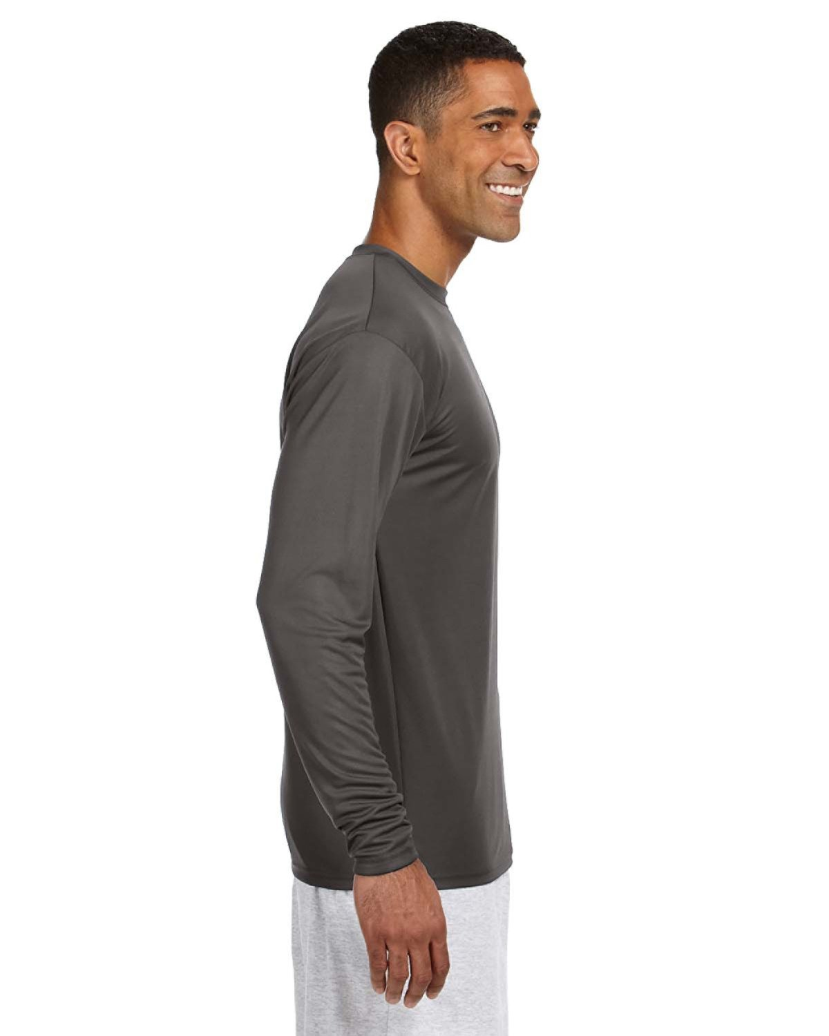 Men's Cooling Performance Long Sleeve T-Shirt - Graphite