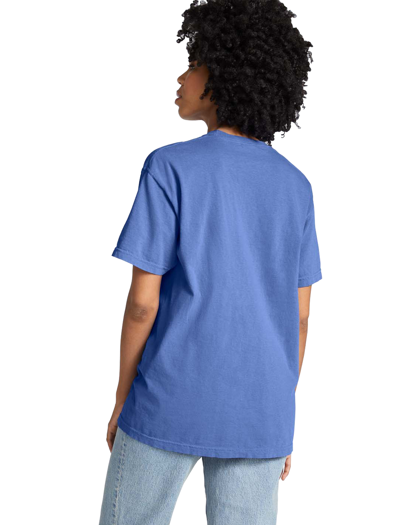 Unisex Heavyweight RS Pocket T-Shirt - Periwinkle