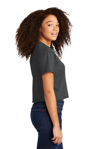 Women's Festival Cali Crop T-Shirt - Charcoal