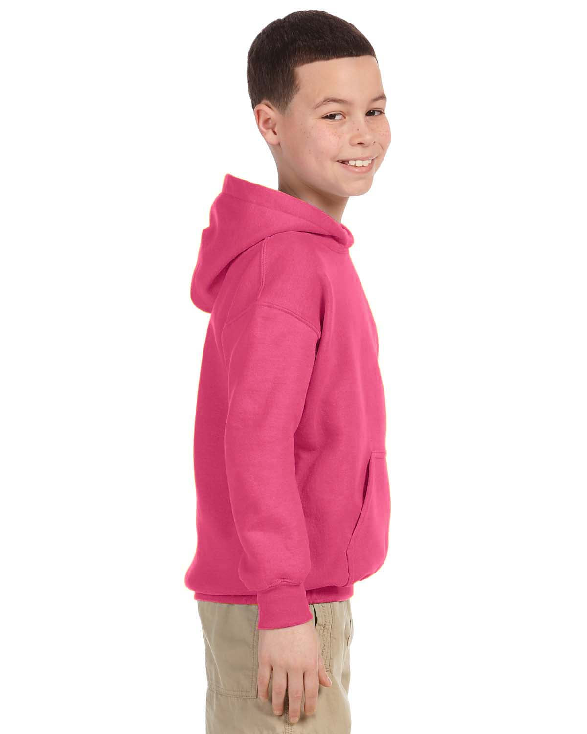Youth Heavy Blend™ 50/50 Hoodie - Safety Pink