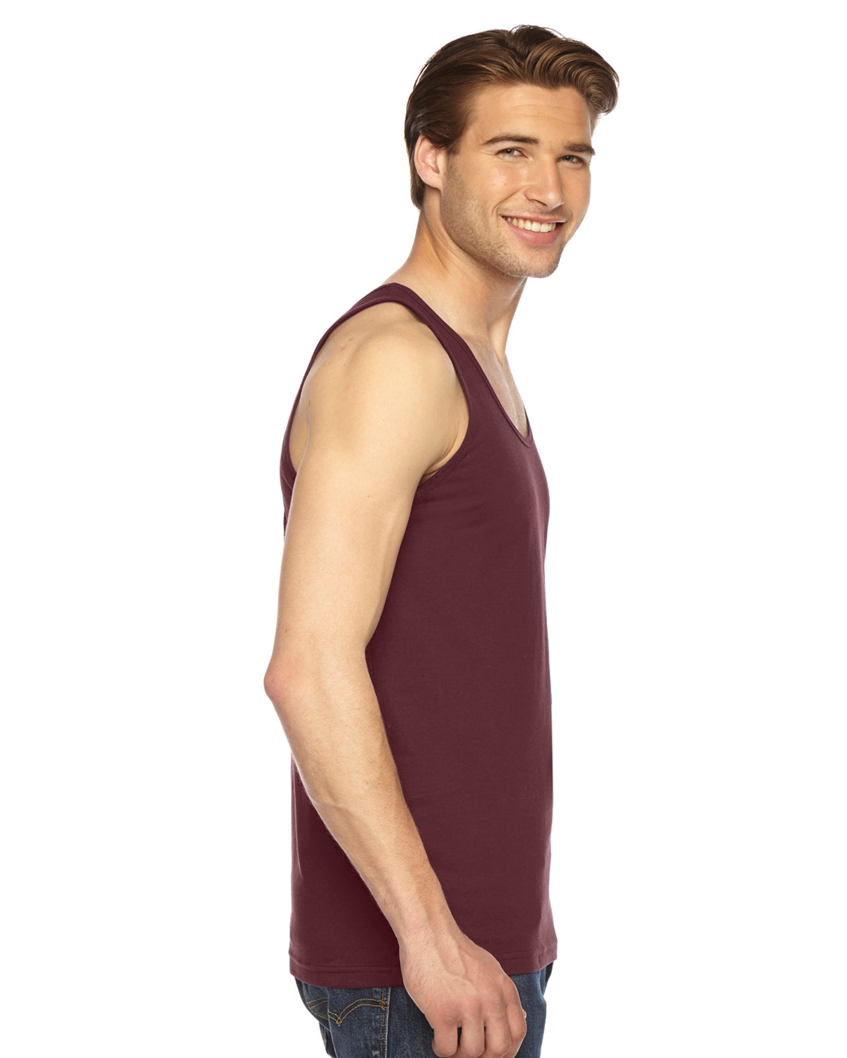 Unisex Fine Jersey Tank - Truffle