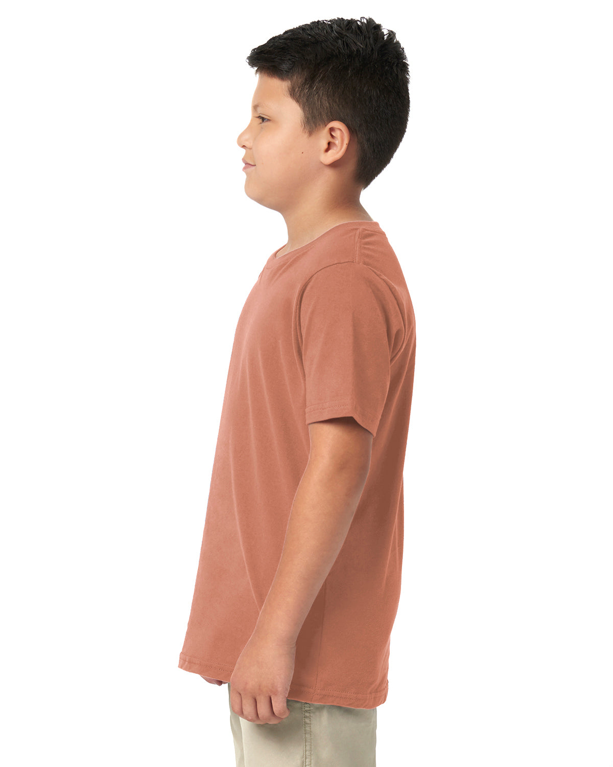 Youth Cotton Crew - Desert Pink