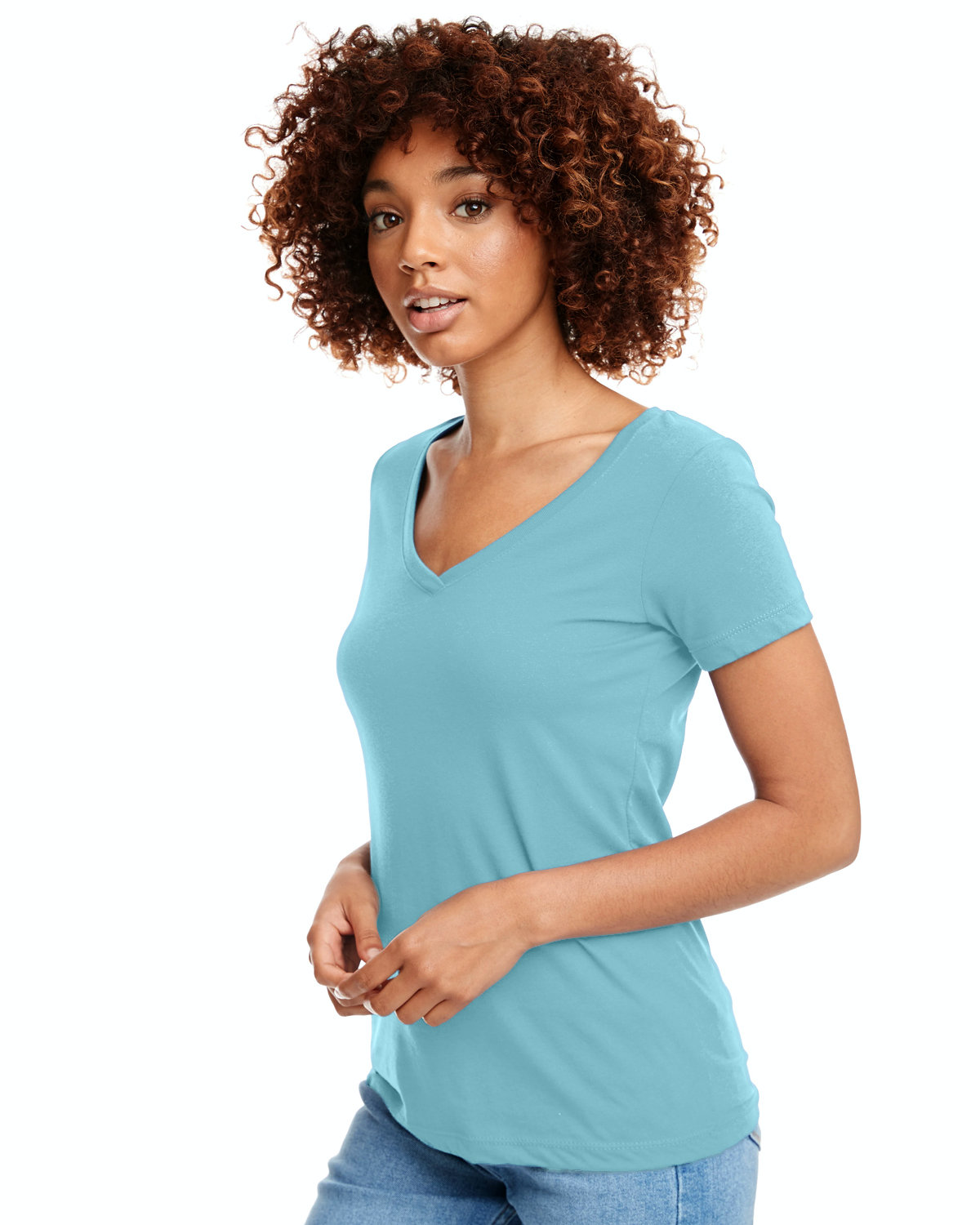 Women's 'Junior fit' Ideal V - Tahiti Blue