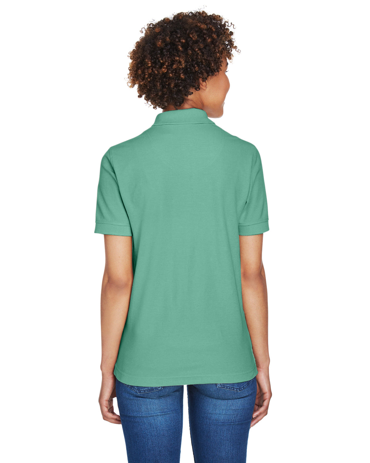 Women's Whisper Piqué Polo - Leaf