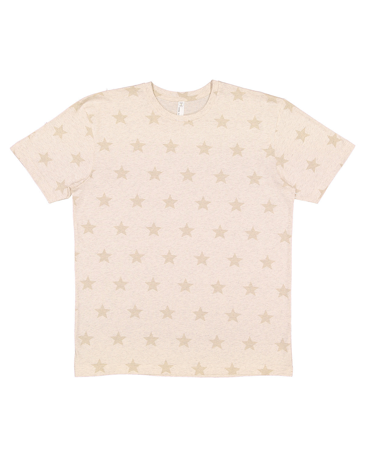 Unisex Star Print T-Shirt - Natural Heather Star