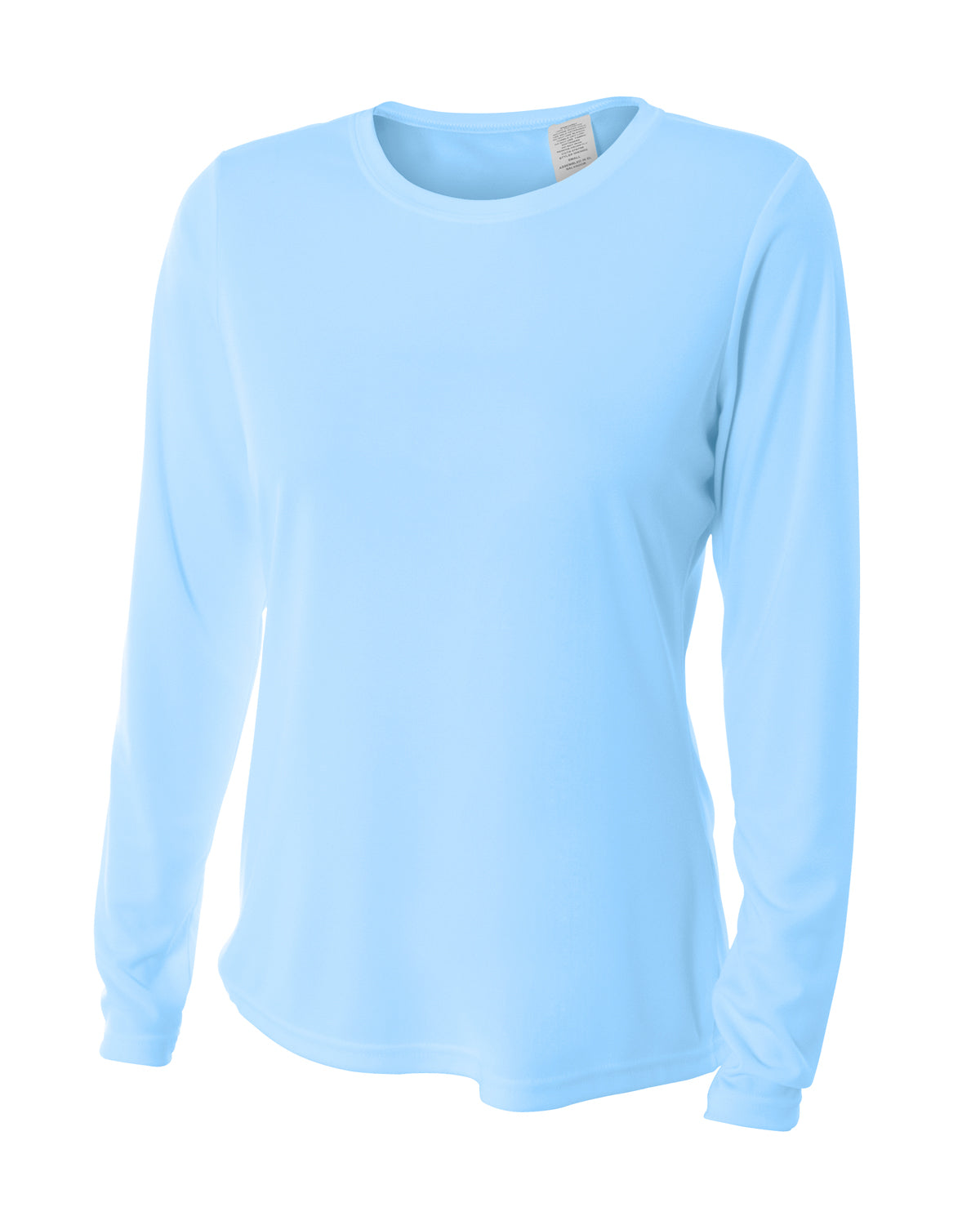 Women's Long Sleeve Cooling Performance Crew Shirt - SKY BLUE