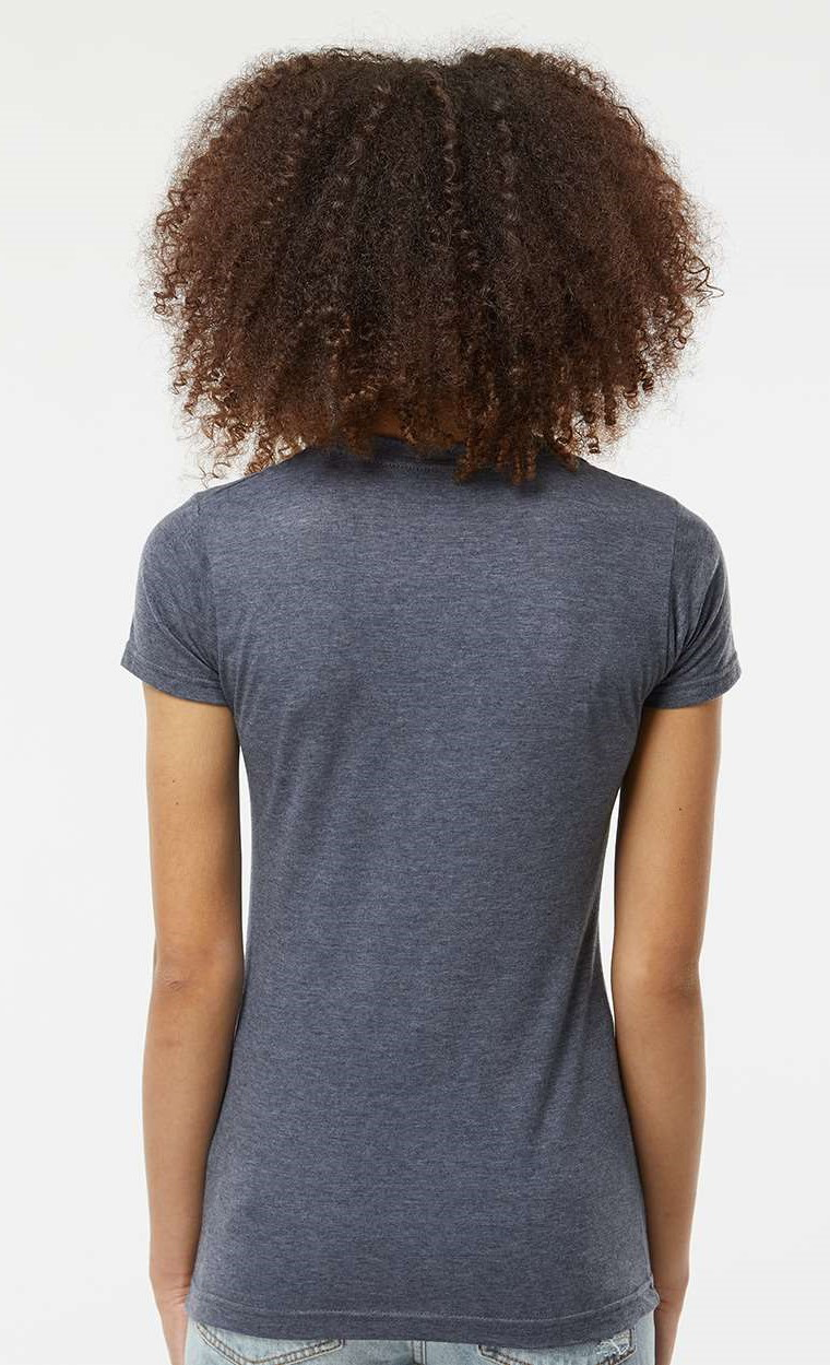 Women's Poly-Rich Slim Fit Tee - Heather Navy