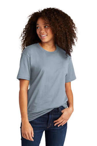 Unisex Cotton T-Shirt - Stonewash Denim