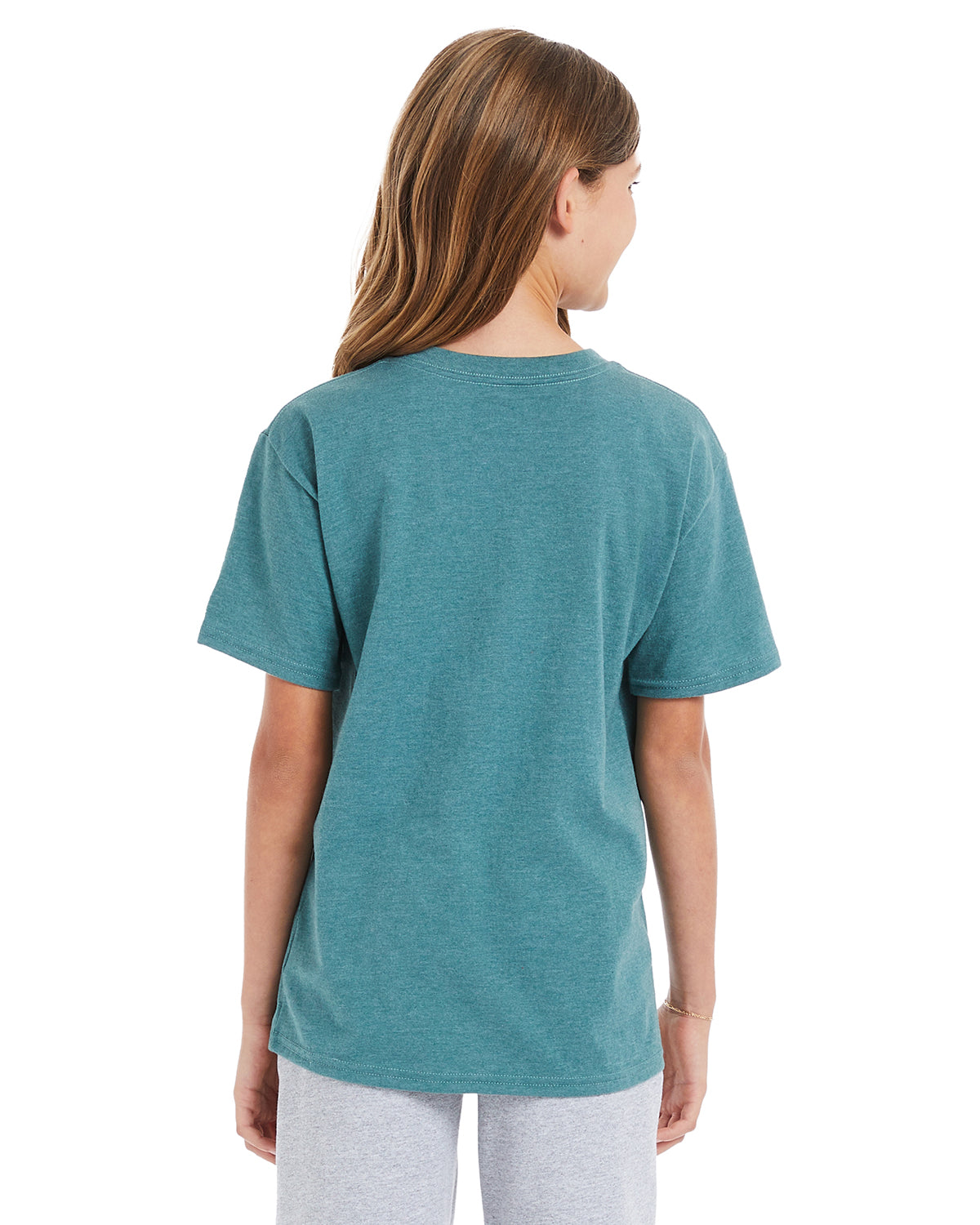 Youth Perfect-T Short Sleeve Tee - Cactus Heather
