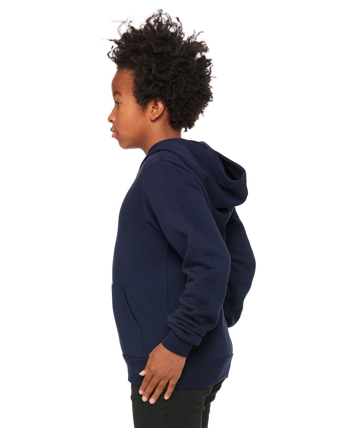 Youth Sponge Fleece Pullover Hoodie - Navy