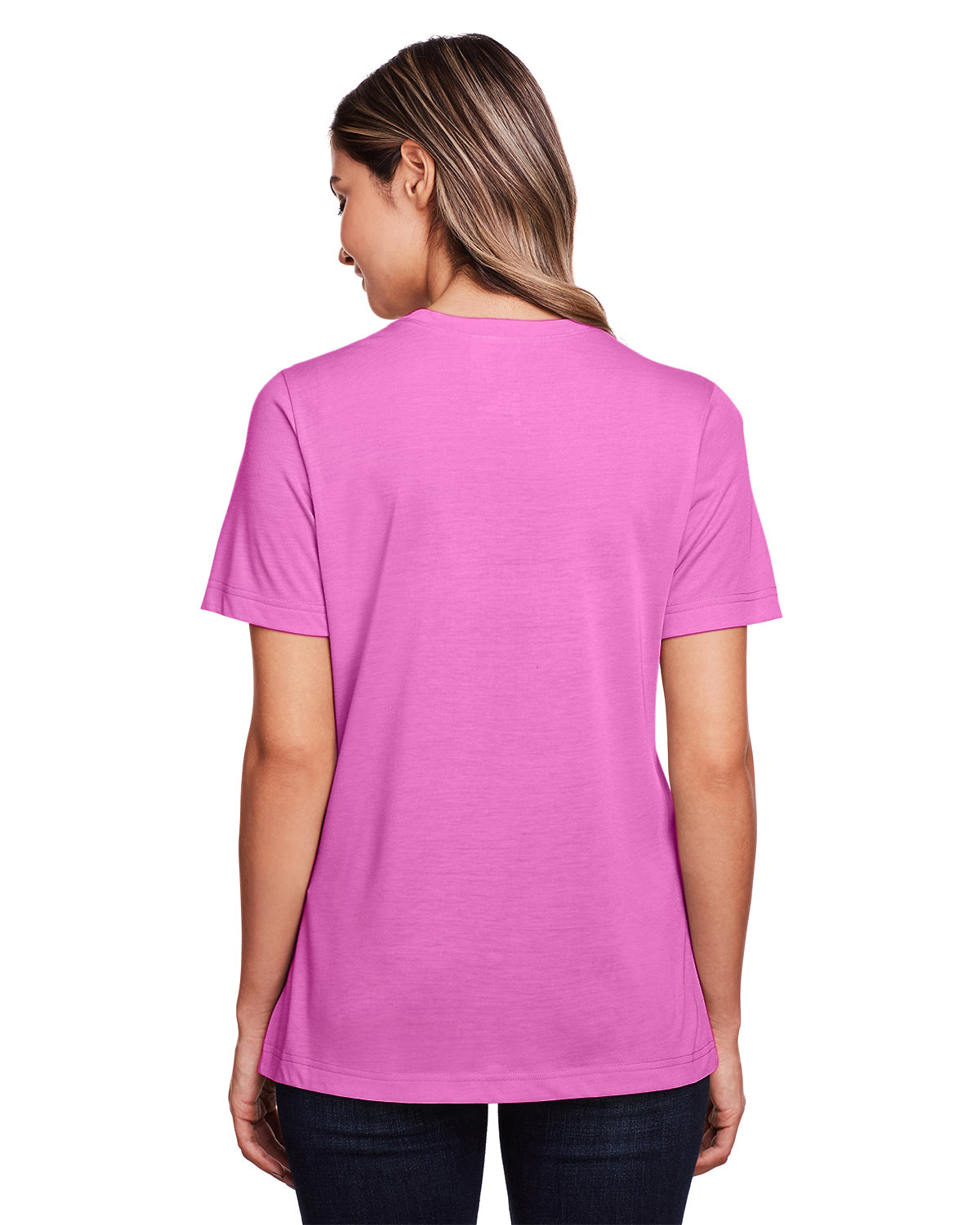 Women's Fusion ChromaSoft��� Performance T-Shirt - Charity Pink