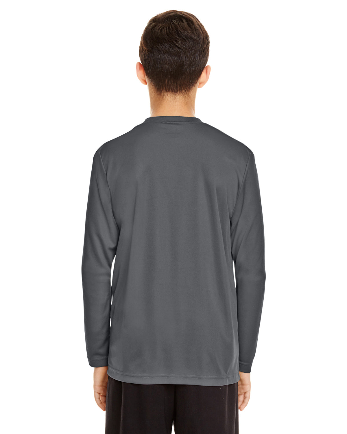 Youth Zone Performance Long-Sleeve T-Shirt - Sport Graphite