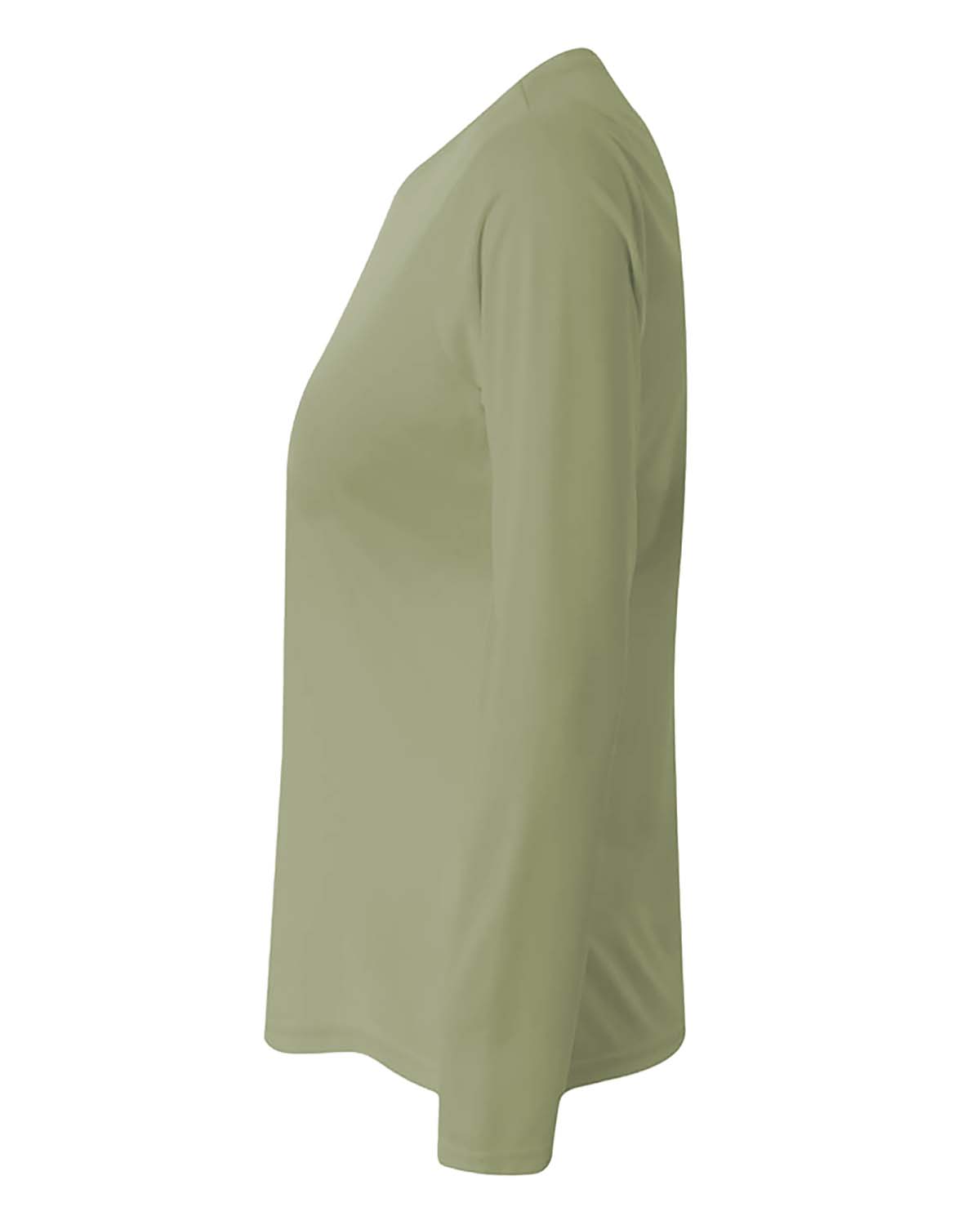 Women's Long Sleeve Cooling Performance Crew Shirt - Olive
