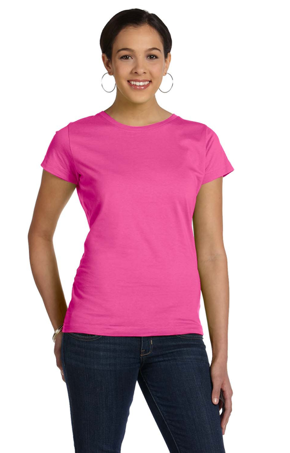 Women's Fine Jersey T-Shirt - Raspberry