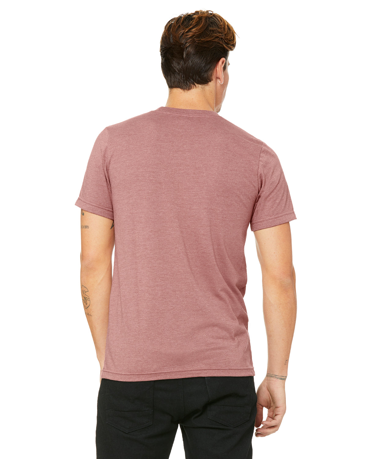 Unisex Heather CVC T-Shirt - Heather Mauve