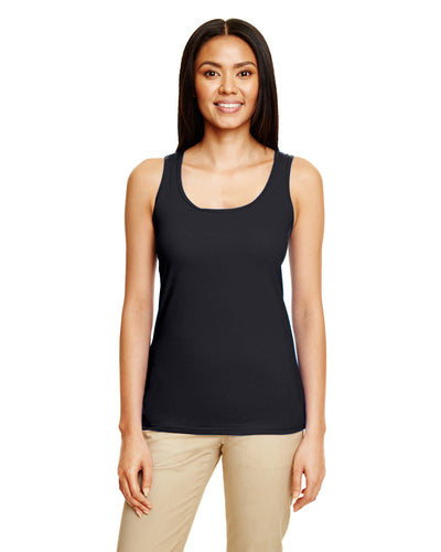 Women's Softstyle�� Racerback Tank - Black