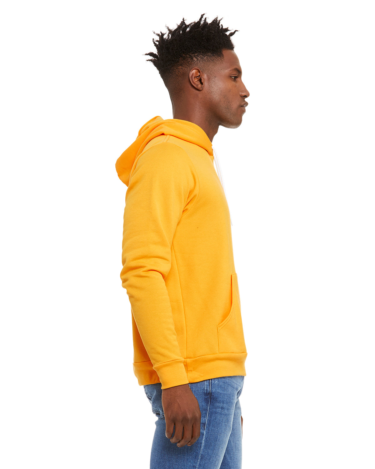 Unisex Sponge Fleece Pullover Hoodie - Gold