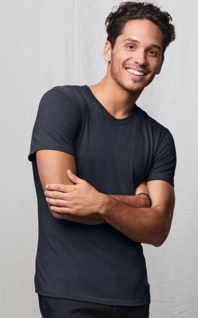Men's Modal Triblend T-Shirt - Navy Triblend