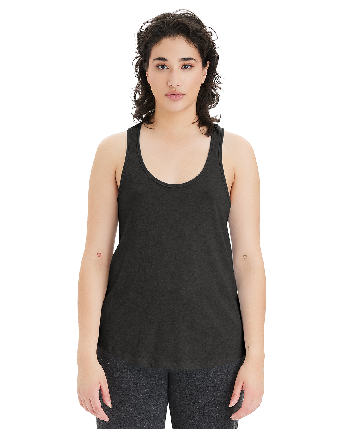 Women's Backstage Vintage Jersey Tank - CHARCOAL HEATHER