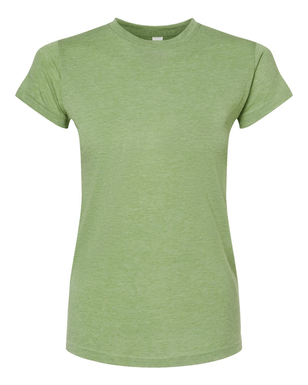 Women's Poly-Rich Slim Fit Tee - Heather Green