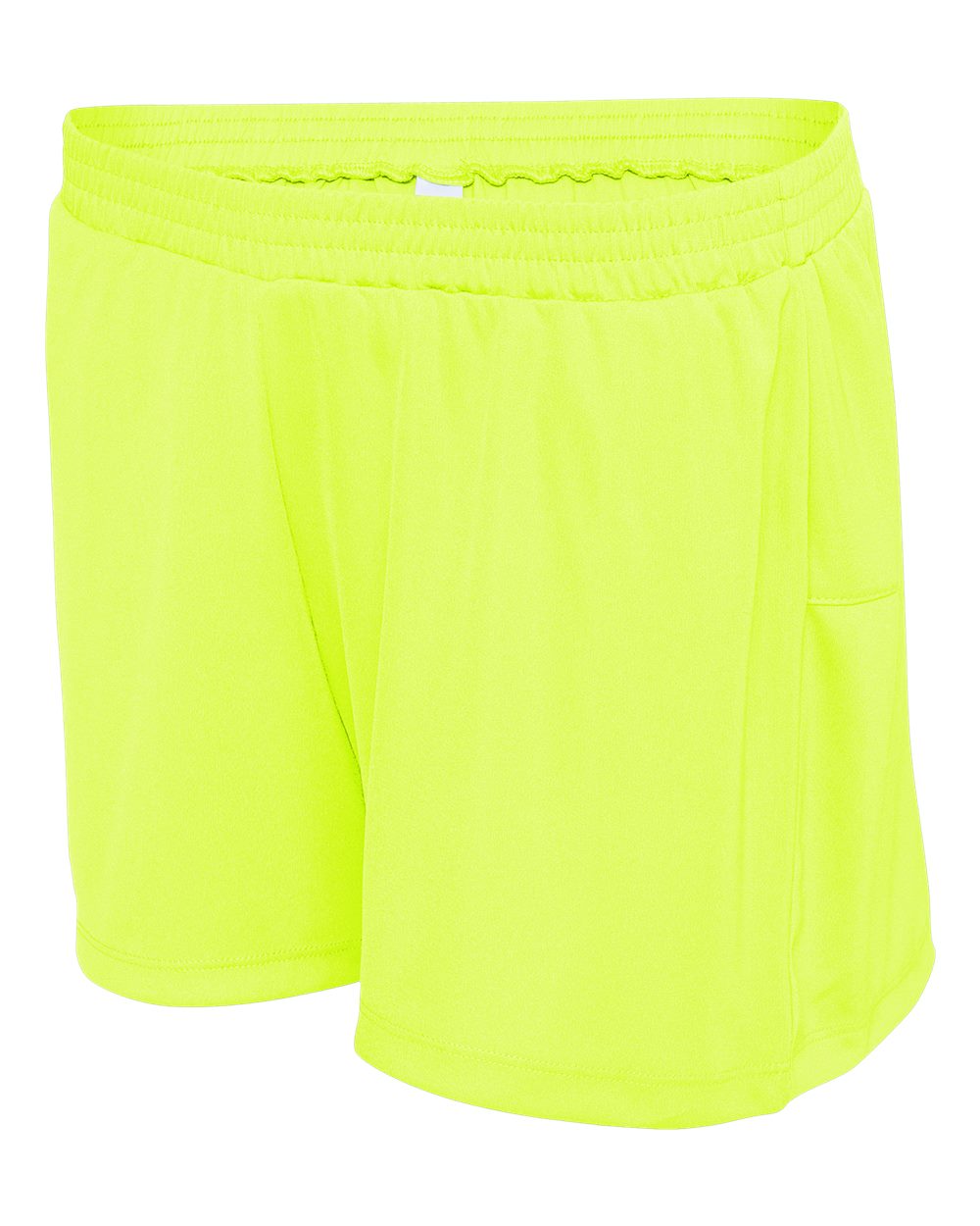Women's Race Shorts - Sport Safety Yellow