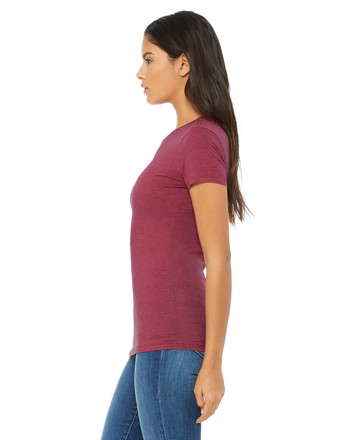 Women's Junior Fit Favorite T-Shirt - Heather Raspberry