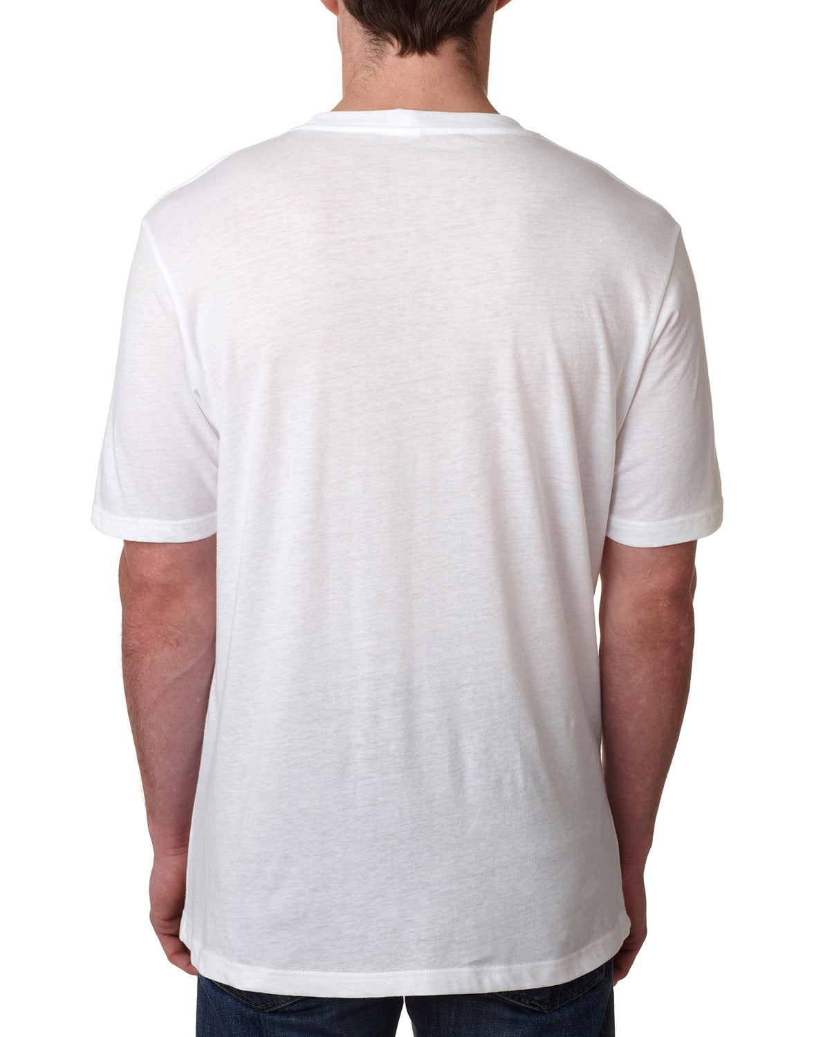 Unisex Poly/Cotton Crew - White
