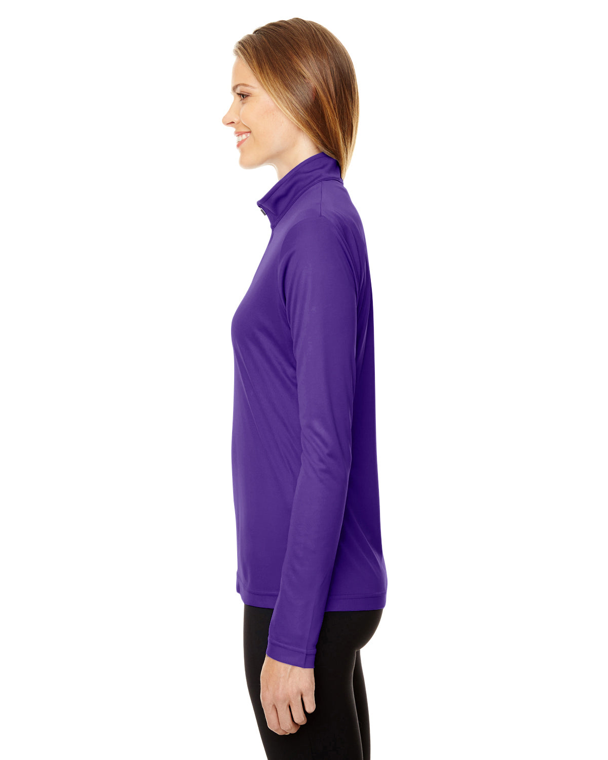 Women's Zone Performance Quarter-Zip - Sport Purple