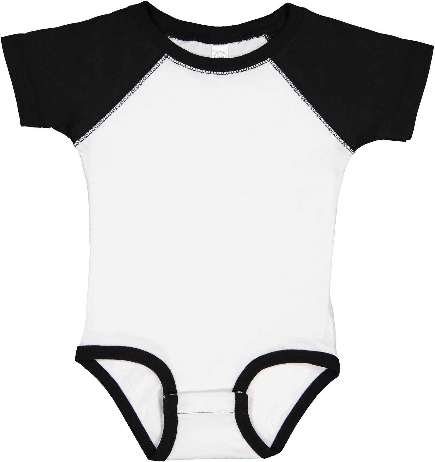 Infant Baseball Bodysuit - White / Black