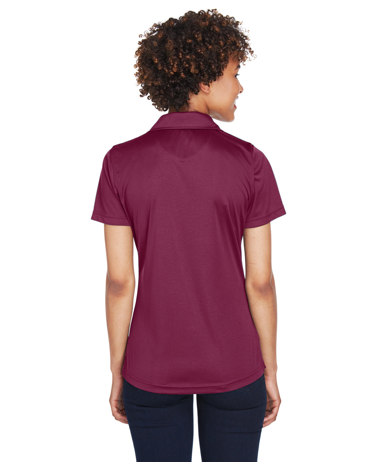 Women's Cool & Dry Sport Performance Interlock Polo - Maroon