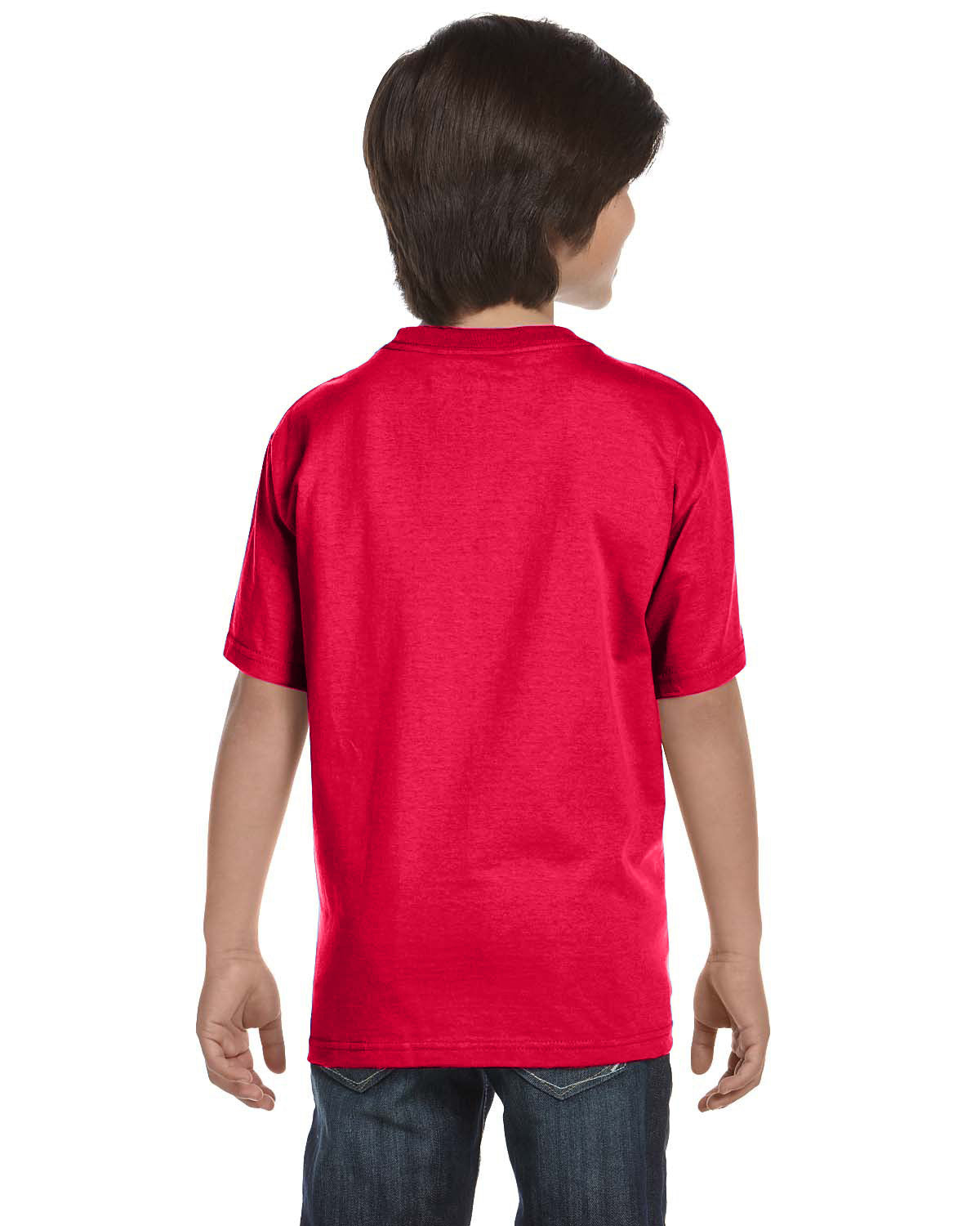 Youth 50/50 T-Shirt - Sport Scarlet Red
