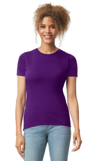 Women's Softstyle® Fitted T-Shirt - Purple