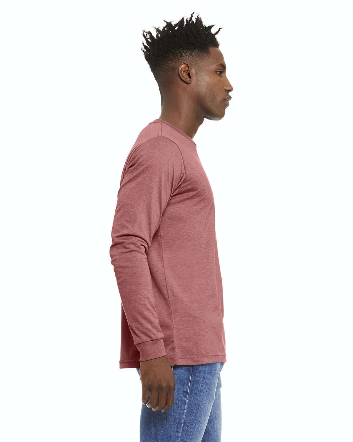 Unisex Jersey Long-Sleeve T-Shirt - Heather Mauve
