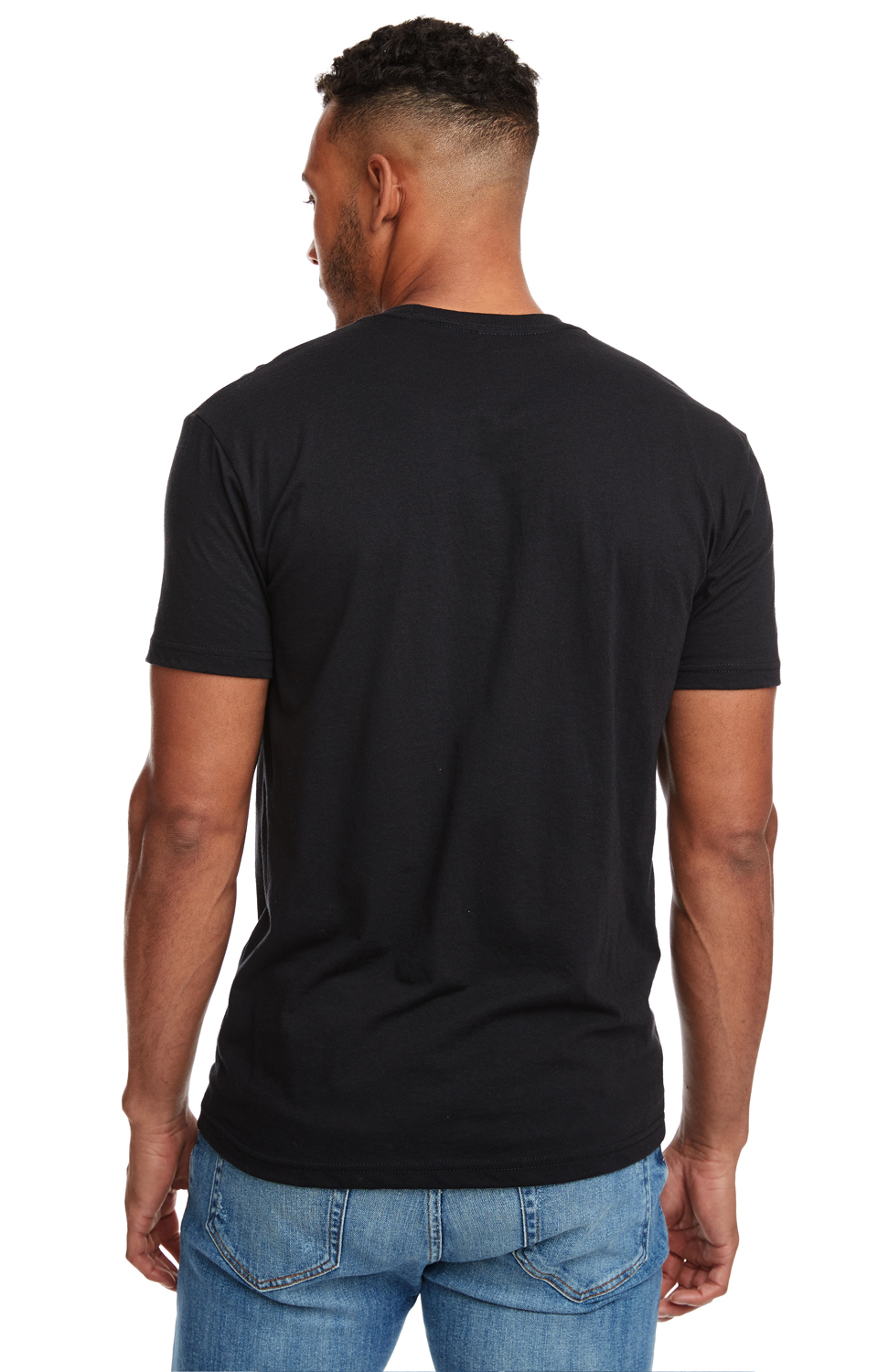 Unisex CVC Crewneck T-Shirt - Black