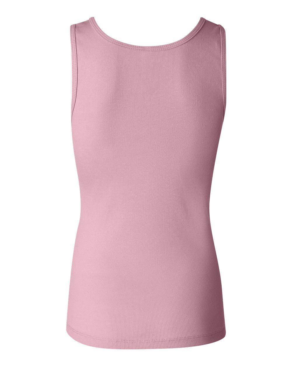 Women's 2x1 Rib Tank - Pink