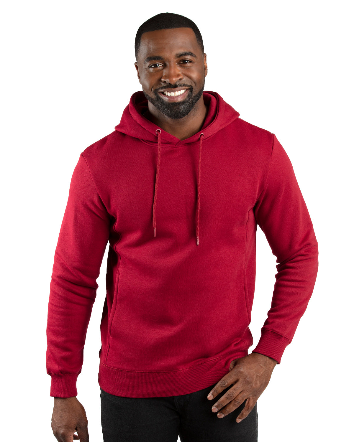 Unisex Ultimate Fleece Pullover Hoodie - Burgundy
