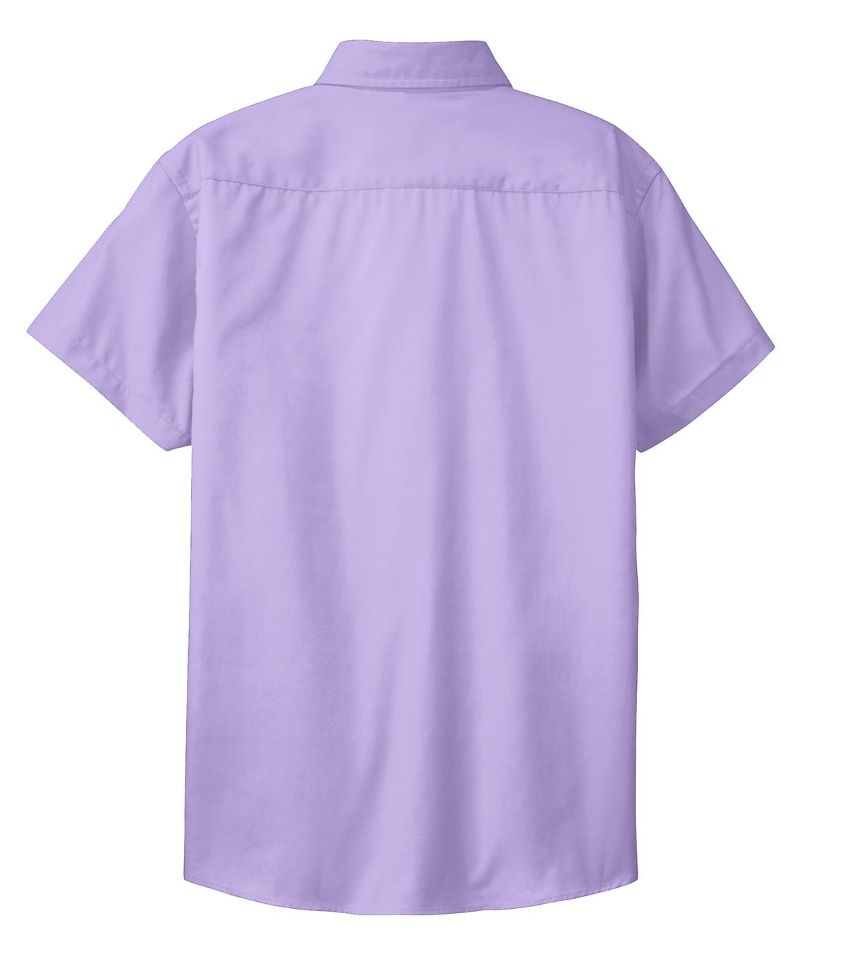 Women's Short Sleeve Easy Care Shirt - Bright Lavender