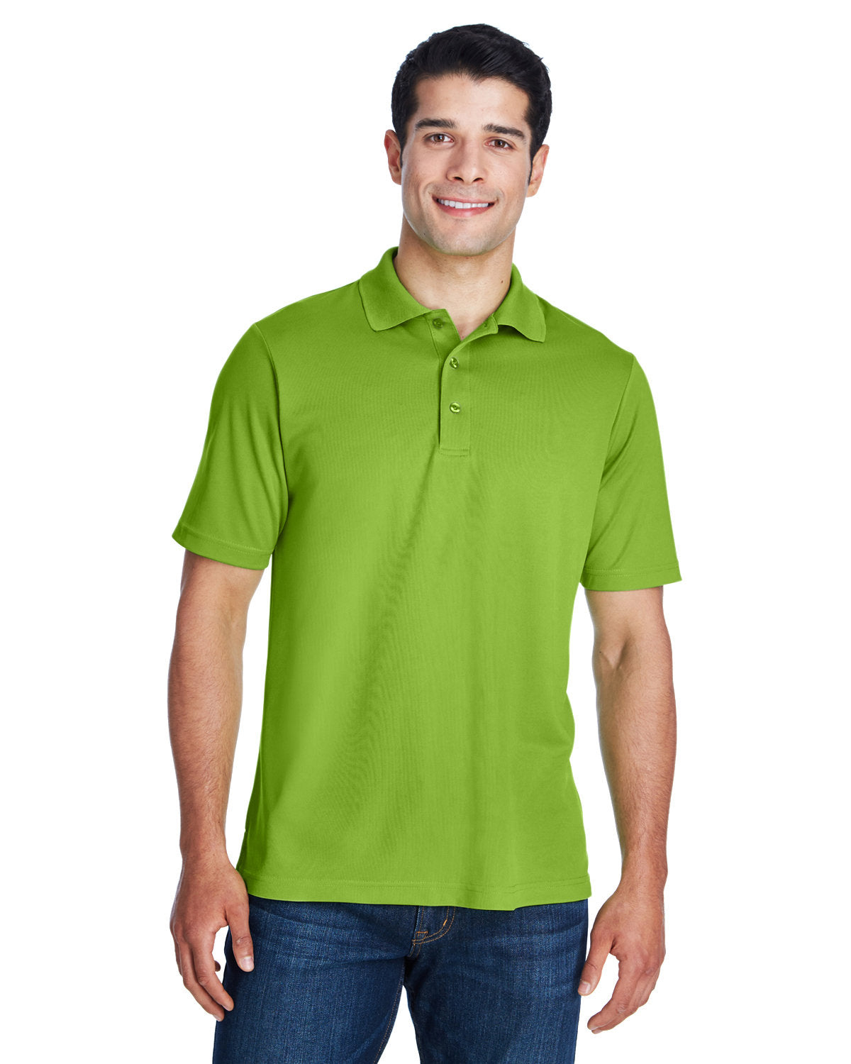 Men's Origin Performance Piqué Polo - Acid Green