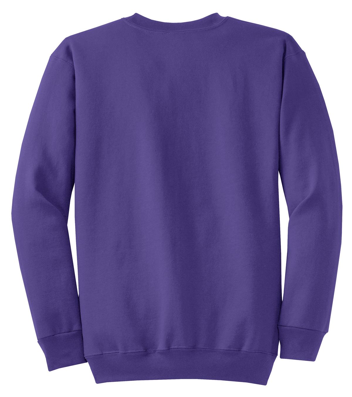 Unisex Core Fleece Crewneck Sweatshirt - Purple