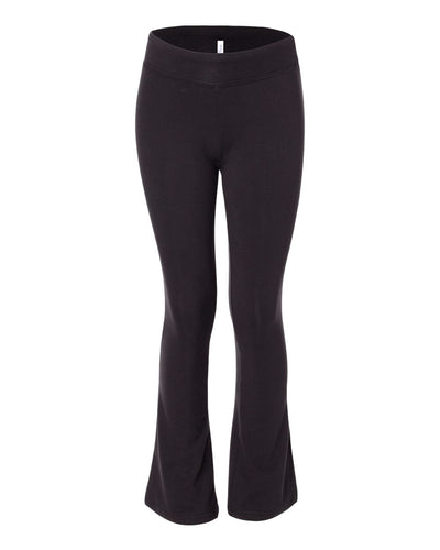 Girls' Cotton Spandex Dance Pants - Black