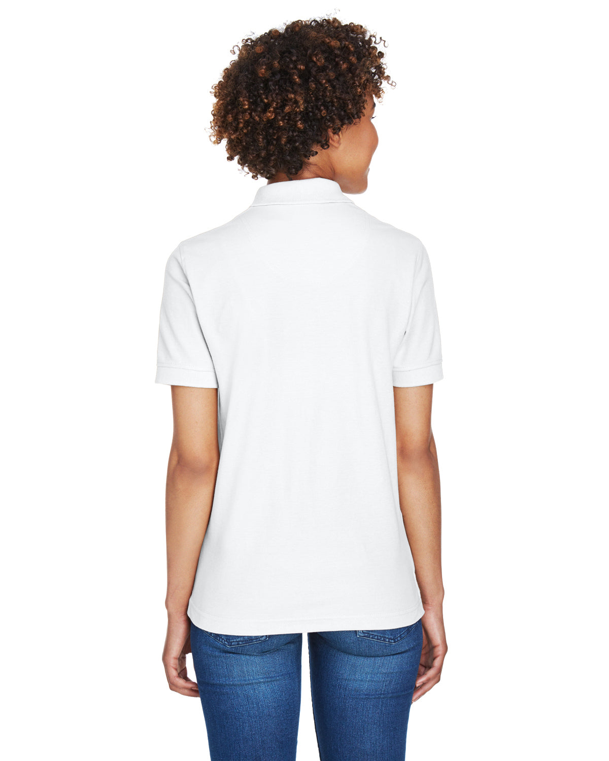 Women's Whisper Piqué Polo - White