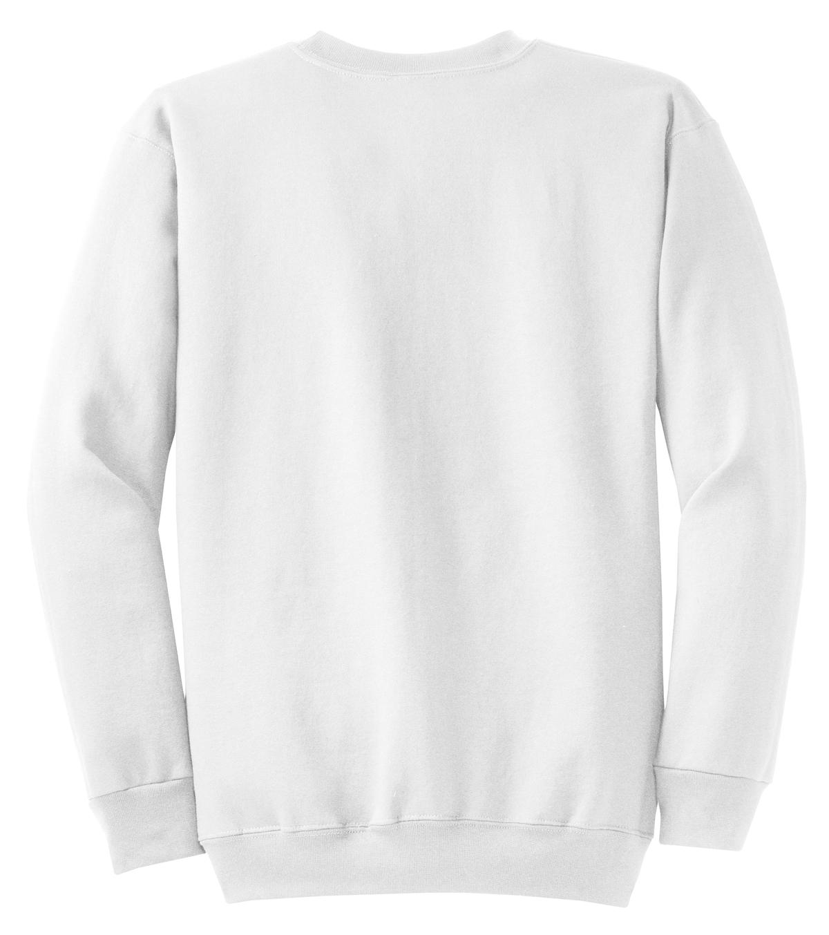 Unisex Core Fleece Crewneck Sweatshirt - White