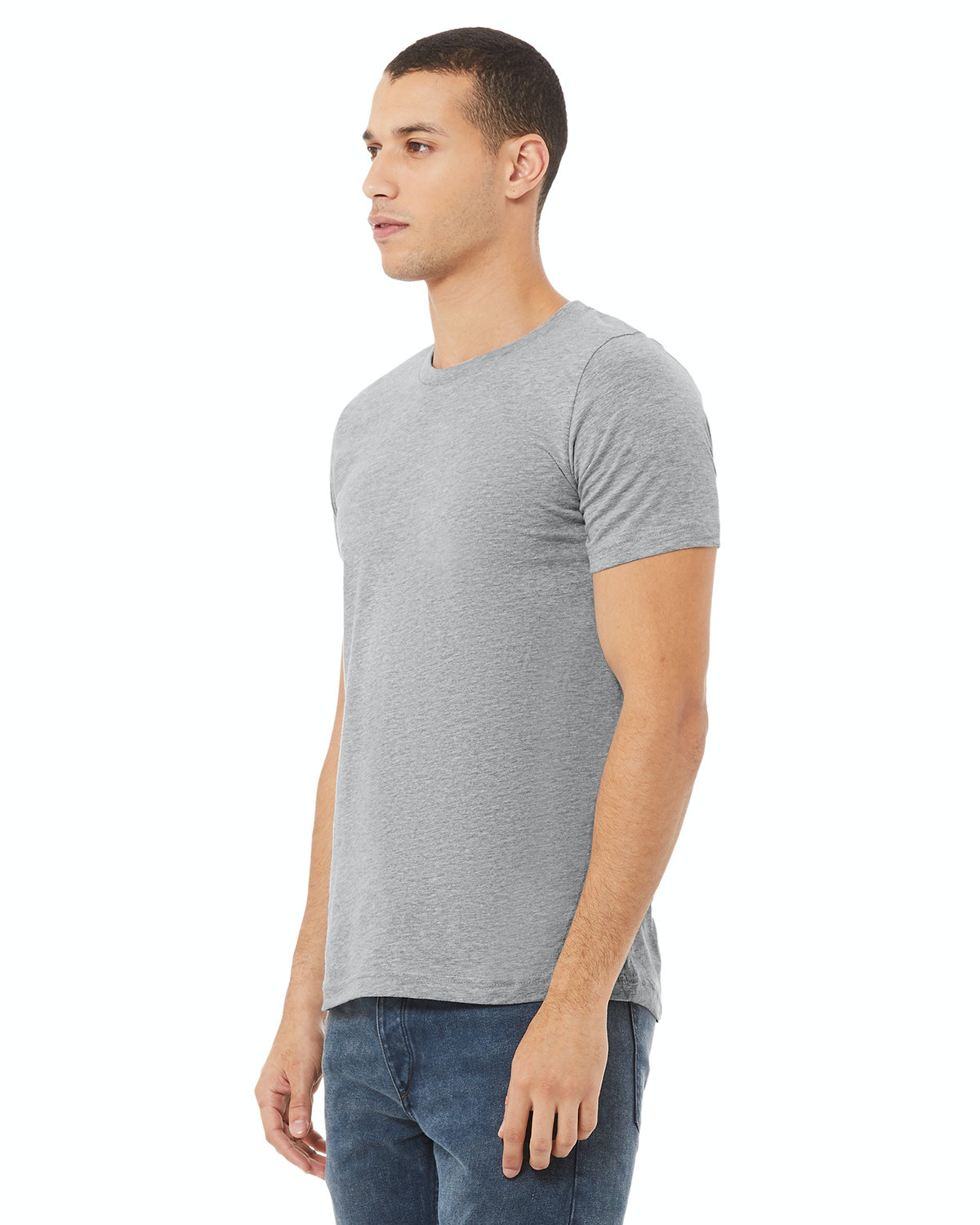 Unisex Heather CVC T-Shirt - Heather Athletic