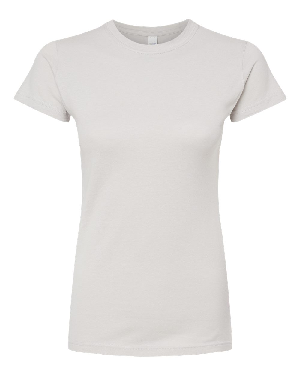 Women's Slim Fit Fine Jersey Tee - Silver